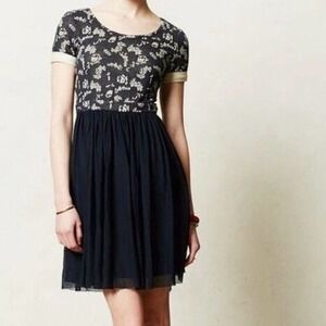 Anthropologie Everleigh Veris Lace Dress XS